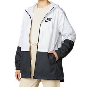 Nike Black and White Track Jacket Broken Zipper Women's Size S